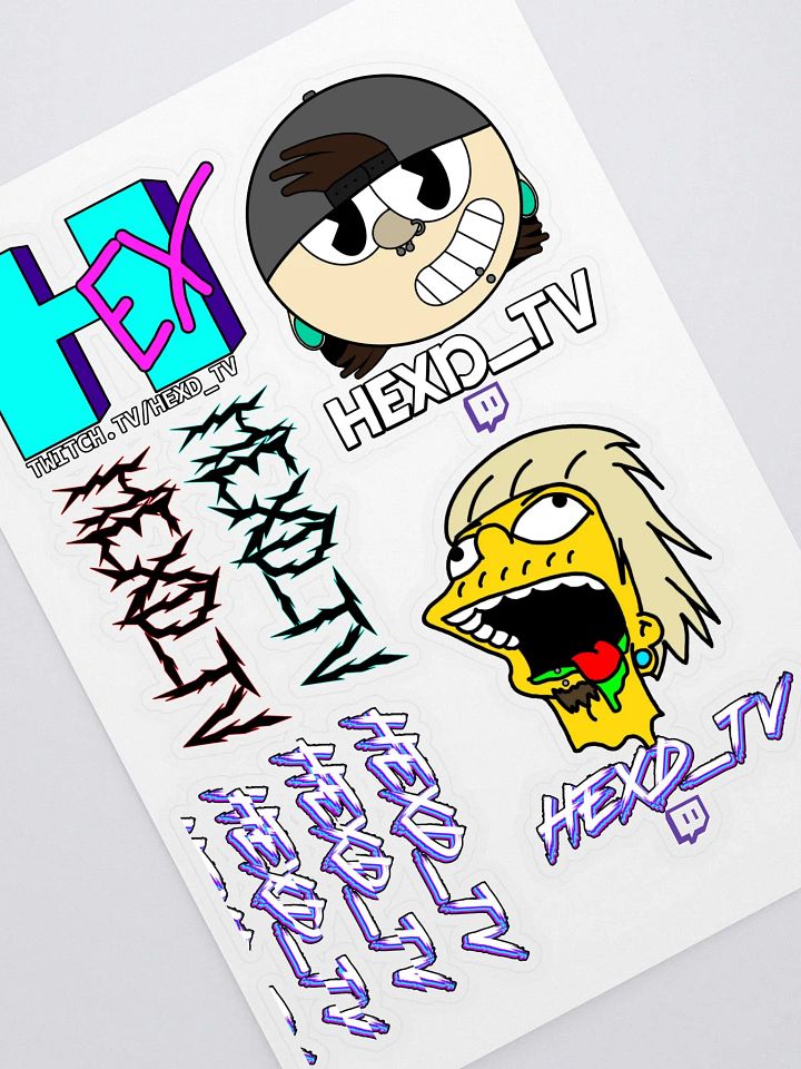 HEXD SUPER AWESOME STICKER SHEET product image (1)
