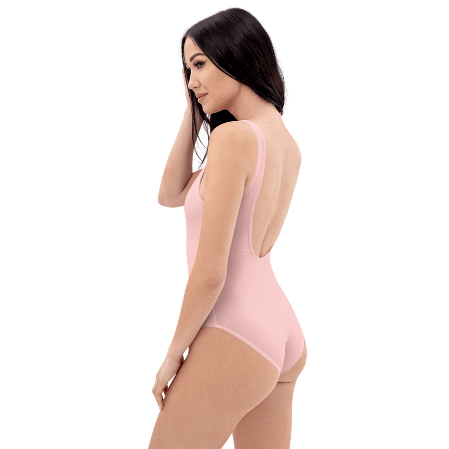 Rich People Nude Pink Solid Color Retro Inspired Women's One Piece Swimsuit product image (7)
