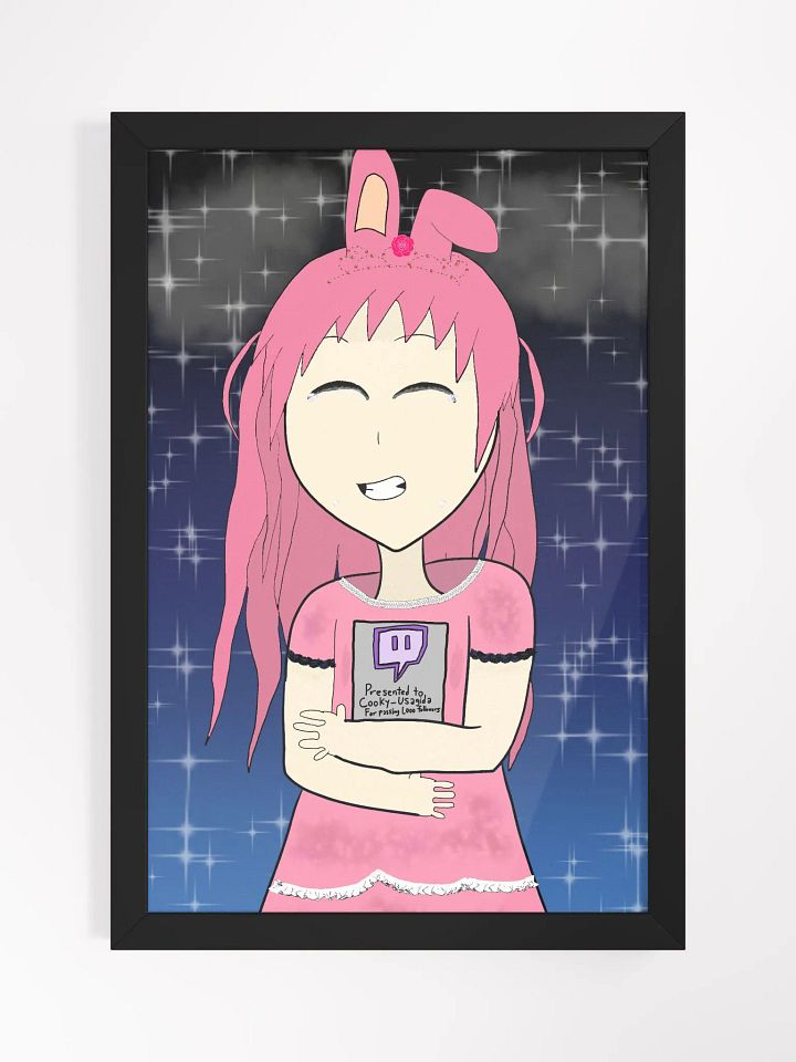 Cooky Usagida 1K Twitch Followers Celebration Poster product image (2)