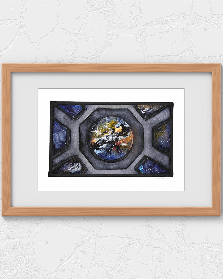 View of Space Giclée Art Print product image (2)