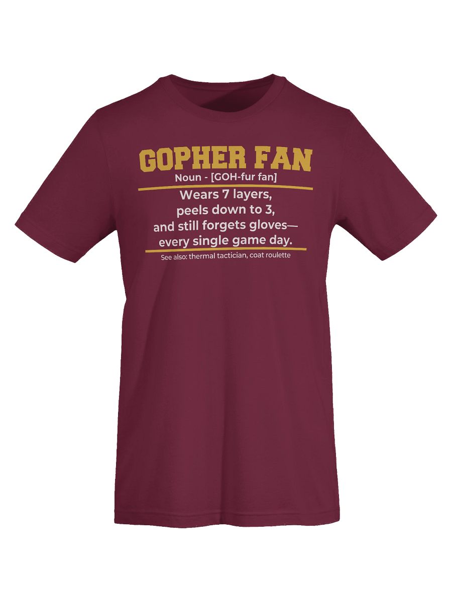 Layered - The 2025 Gopher Fan - Unisex T-Shirt product image (7)