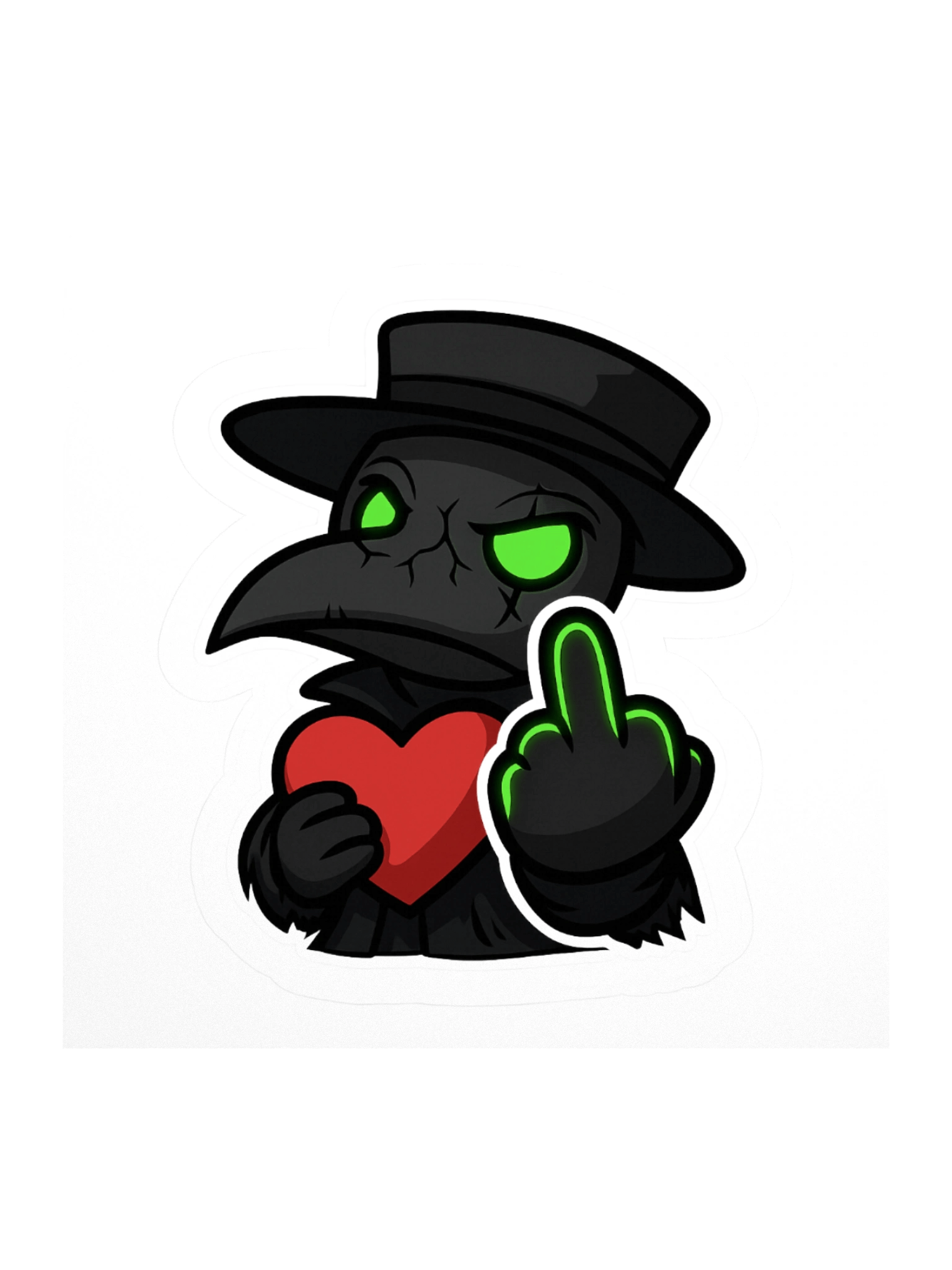 Doc's Heartache Sticker product image (1)