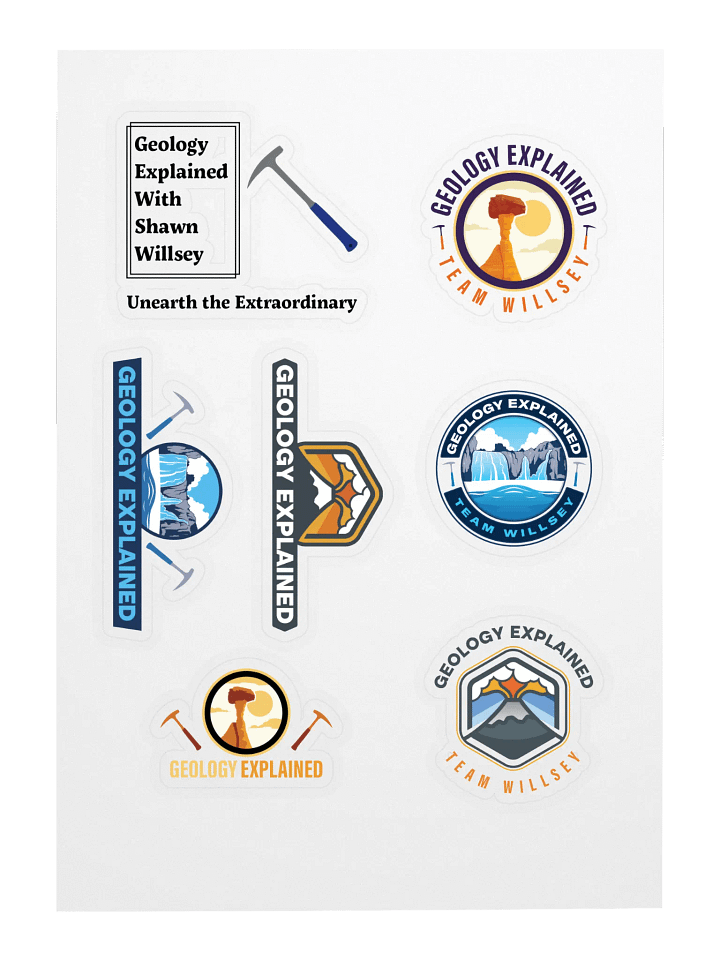 Geology Explained Sticker Sheet #2 product image (2)