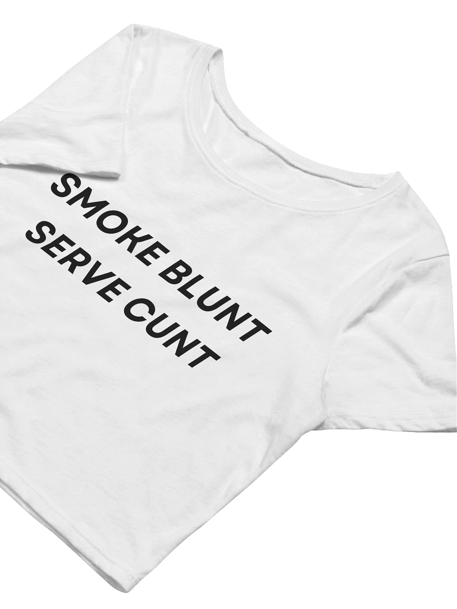 Serve White Crop Tee product image (4)