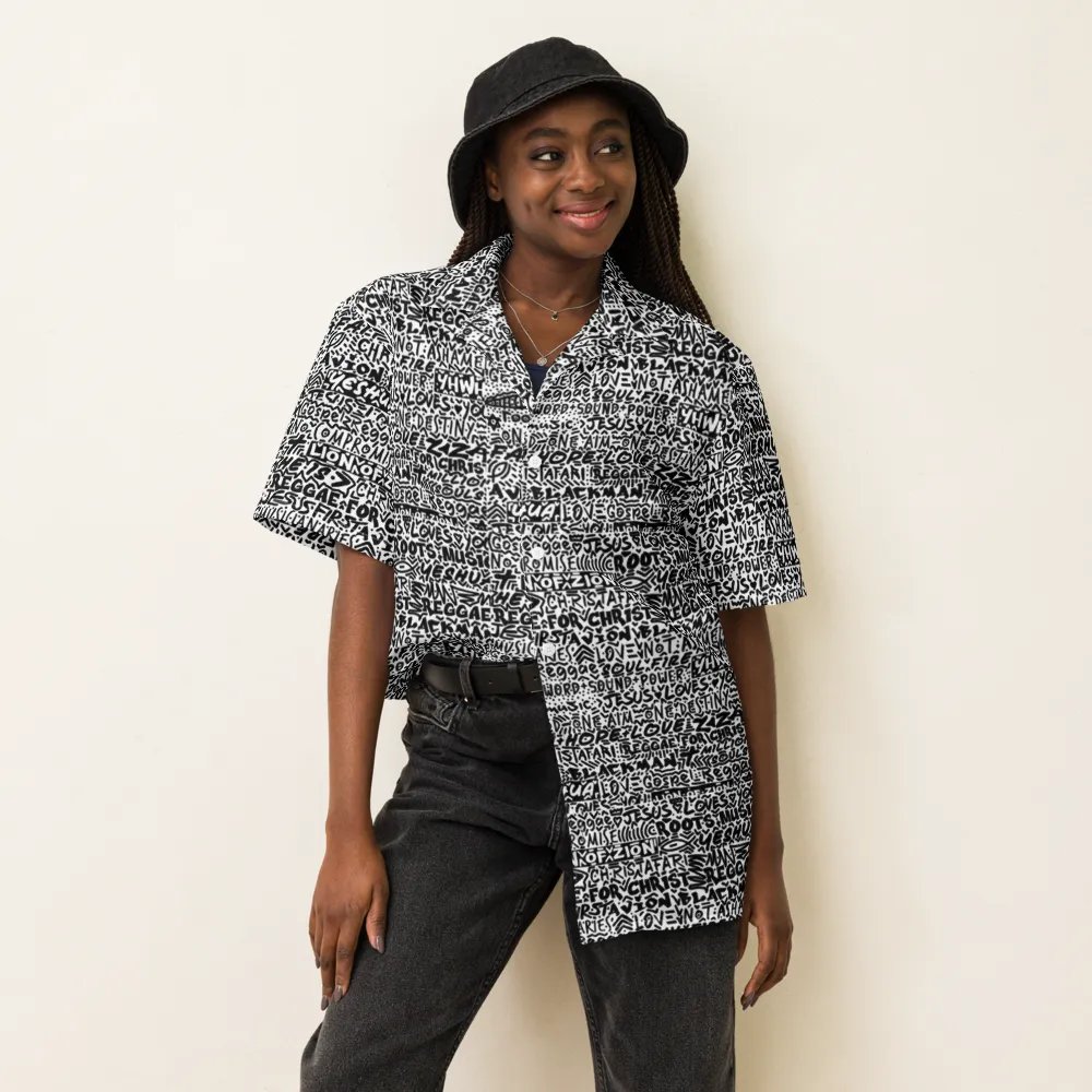 Christafari Scribble Hawaiian Shirt product image (2)