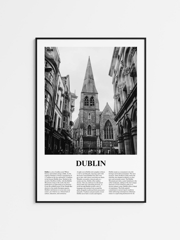 Dublin 04 Newspaper Poster product image (1)