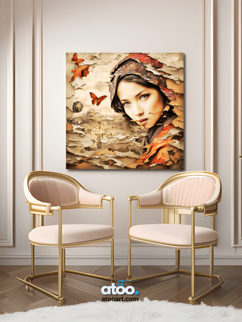 Paper Collection | Tribute to Princess Boudica | Canvas Art Painting product image (3)