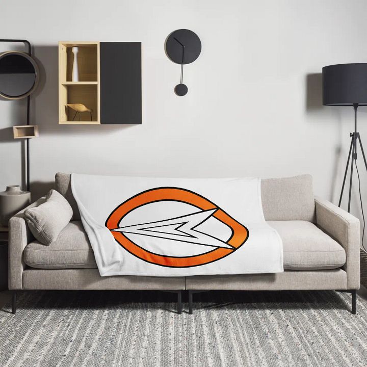 'OA' Symbol Throw Blanket - White product image (2)