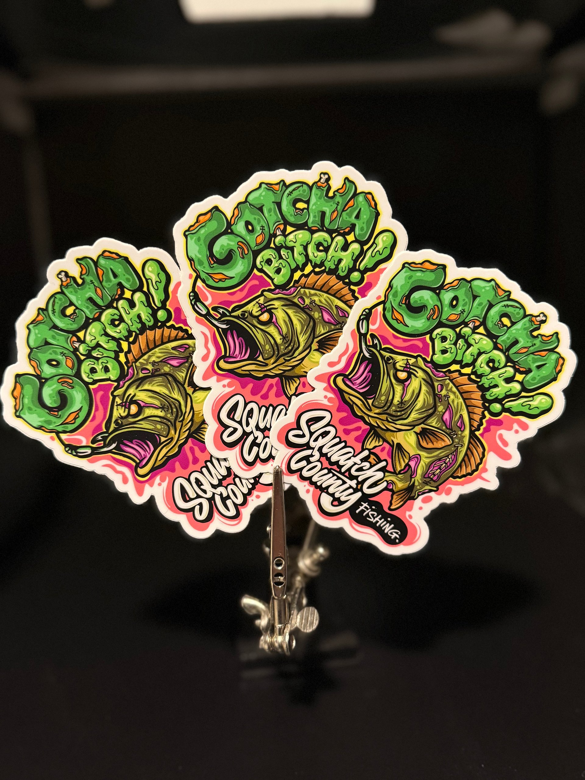 “GOTCHA BITCH” Sticker 3-Pack product image (1)