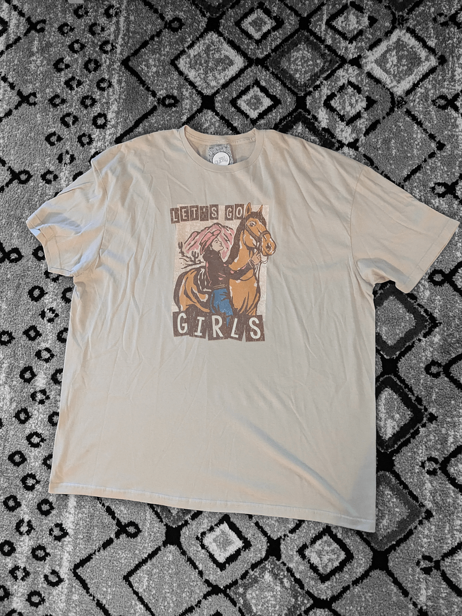3X Let's Go Girls Vintage Look Tee product image (1)