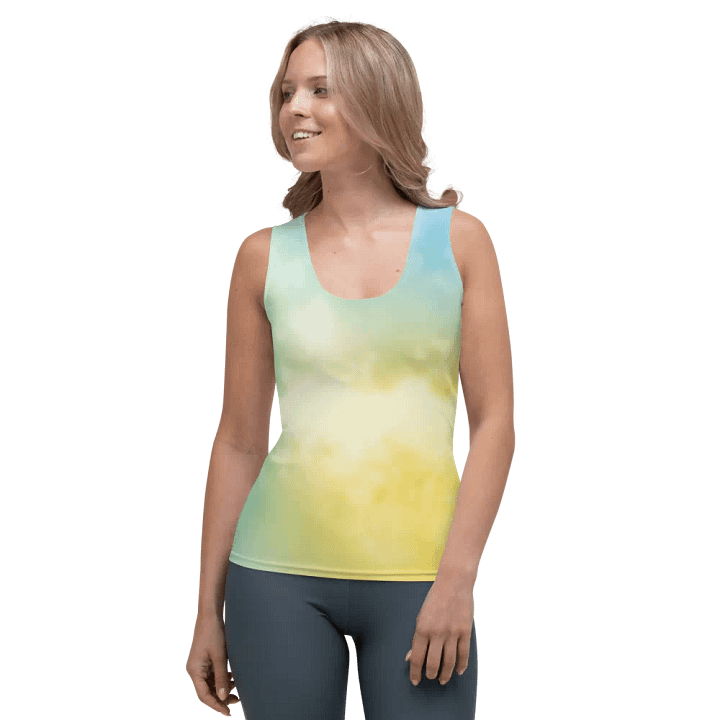 Blur cloud rainbow Design Tank Top - V3 product image (1)