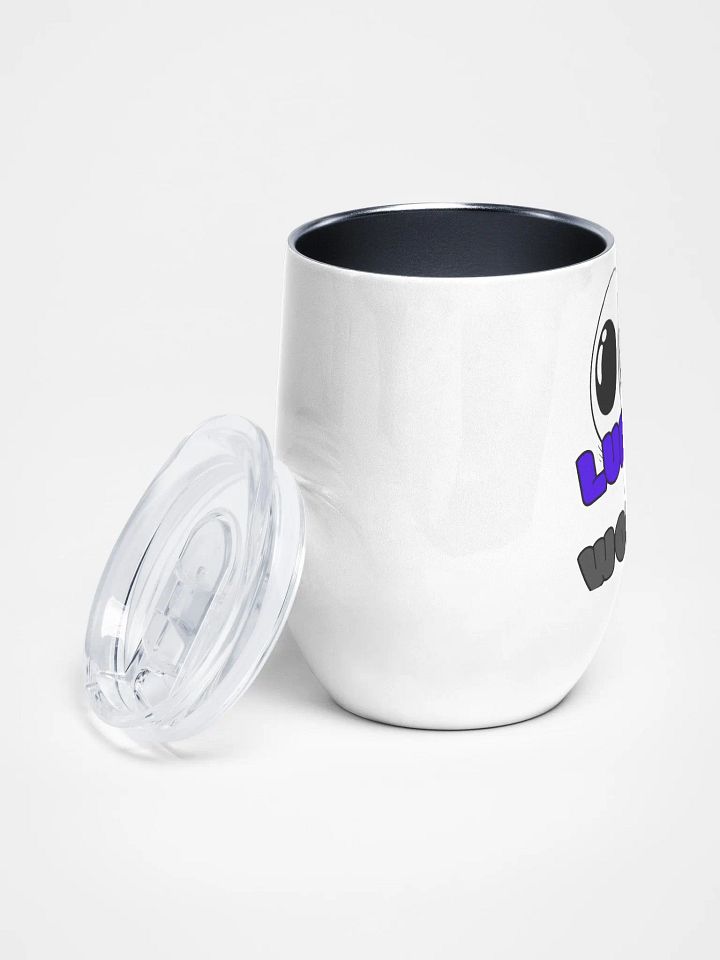 Lurkin' & Workin' 2 Wine Tumbler product image (2)