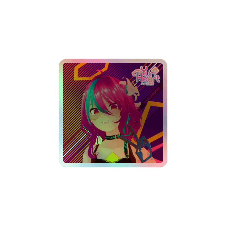 Vibrant Yuri Heart v1.3b Holosticker: Minicomputer Selfie product image (1)