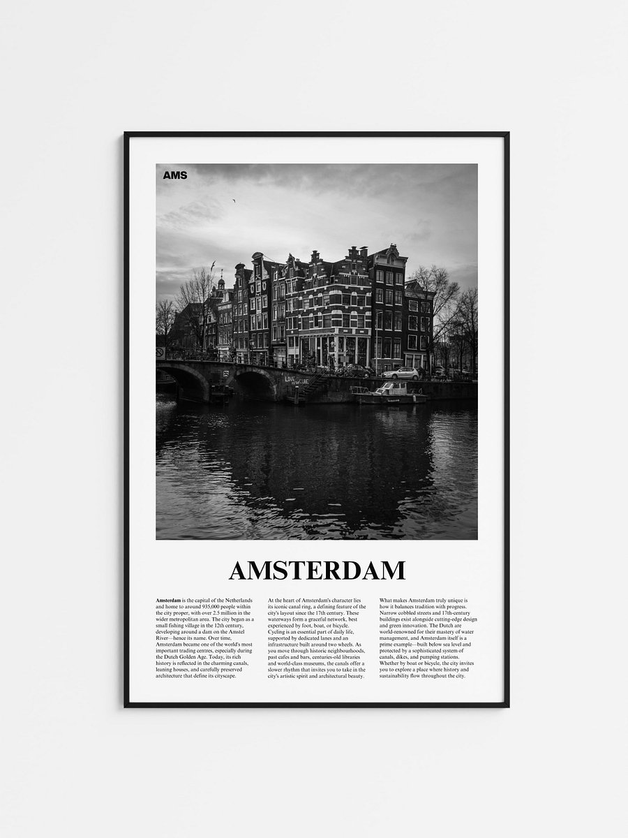 Amsterdam 04 Newspaper Poster product image (1)