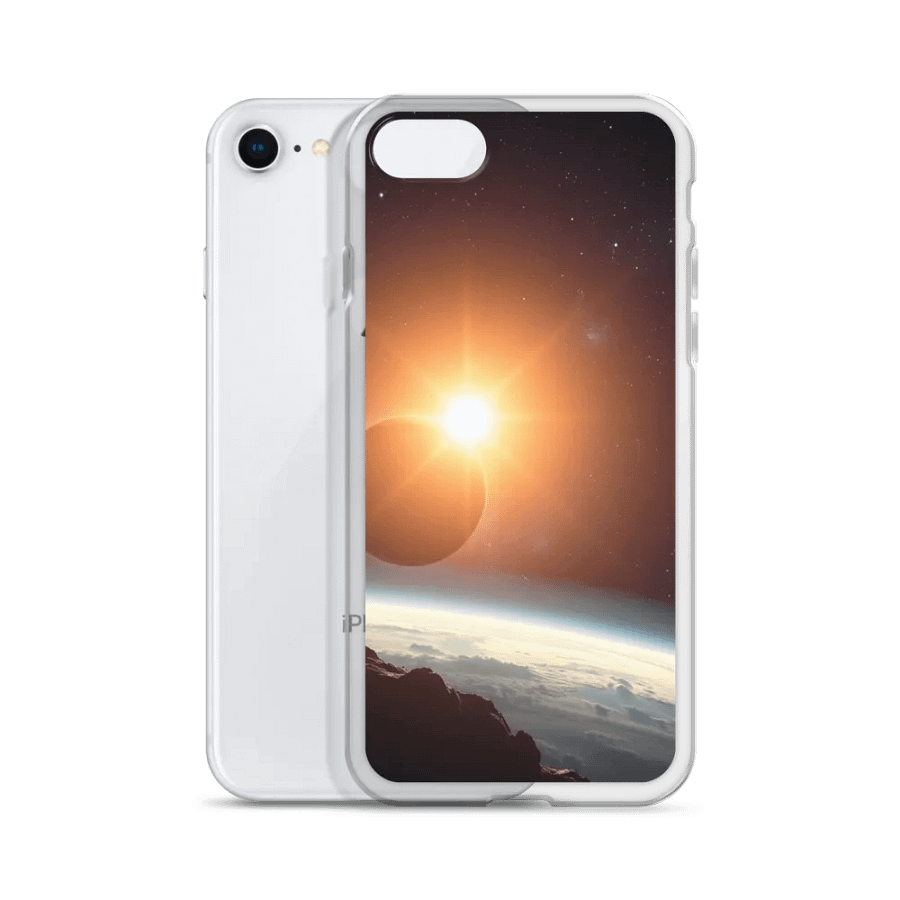 Cosmic Sun Glare Clear iPhone® Case product image (51)