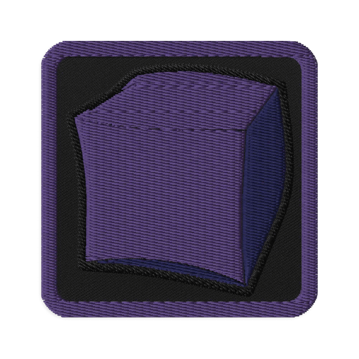 Cube Embroidered Patch product image (1)
