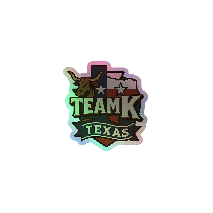 Team K Texas HOLOGRAPHIC" STICKERS product image (1)