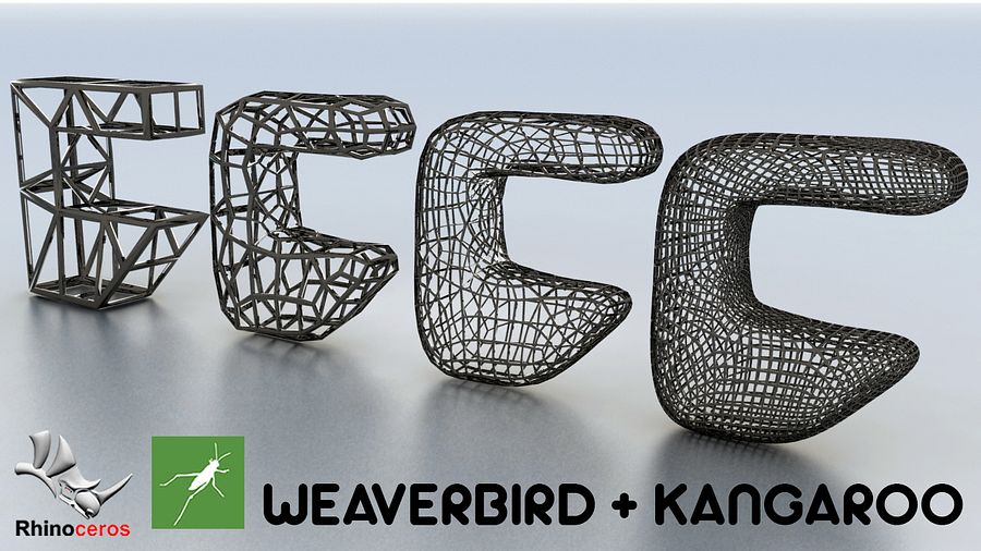 Kangaroo & Weaverbird Parametric Facade Design Grasshopper Rhino Files Download product image (1)