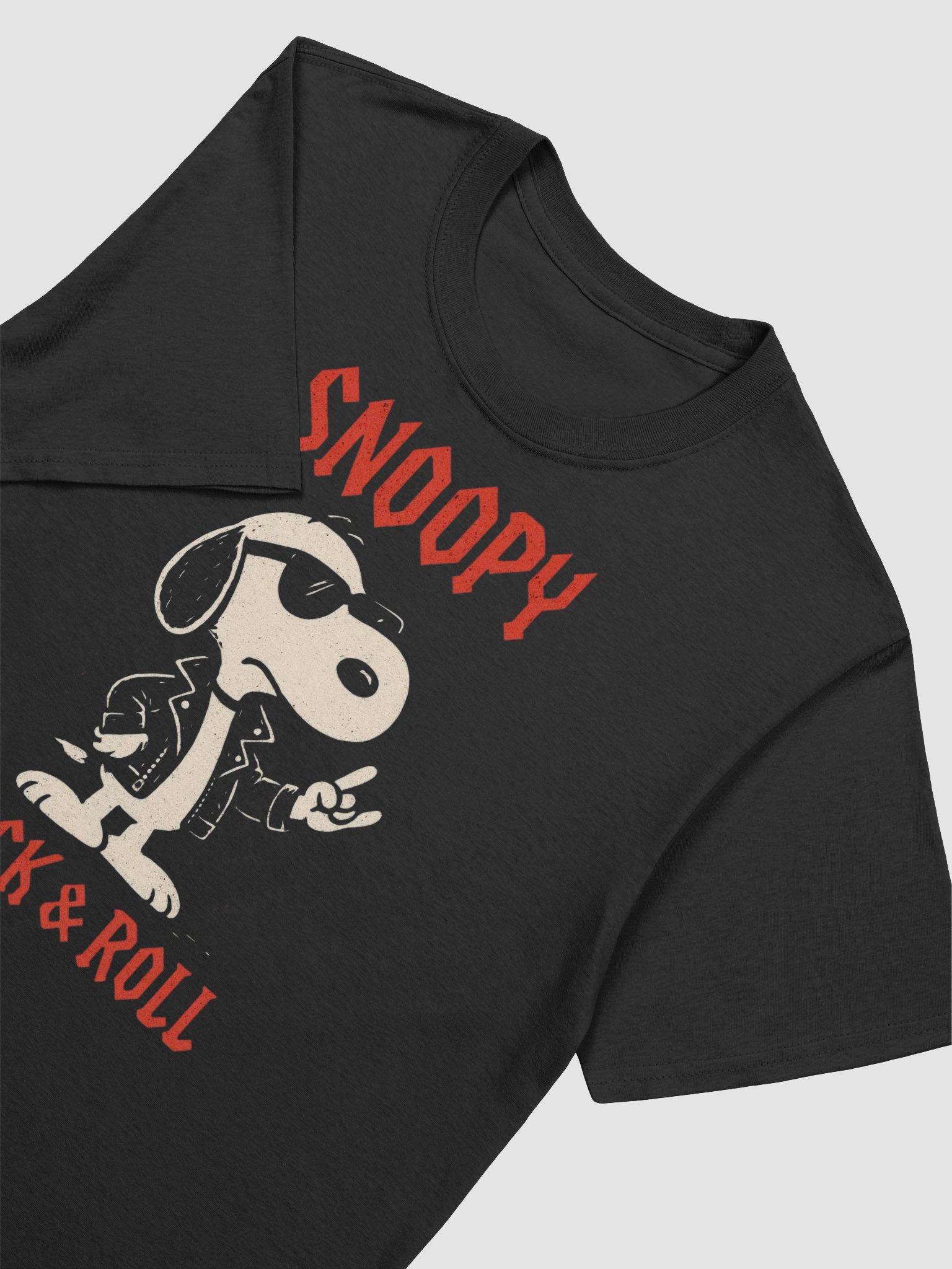 Snoopy T-Shirt - Rock and Roll Joe Cool Biker product image (5)