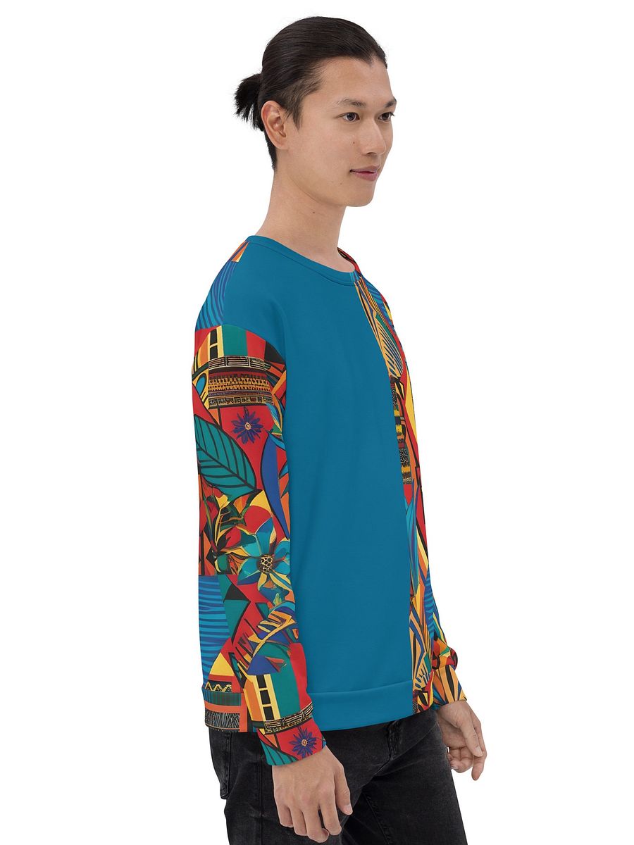 African-Inspired Pattern All-Over Print Recycled Unisex Sweatshirt product image (10)