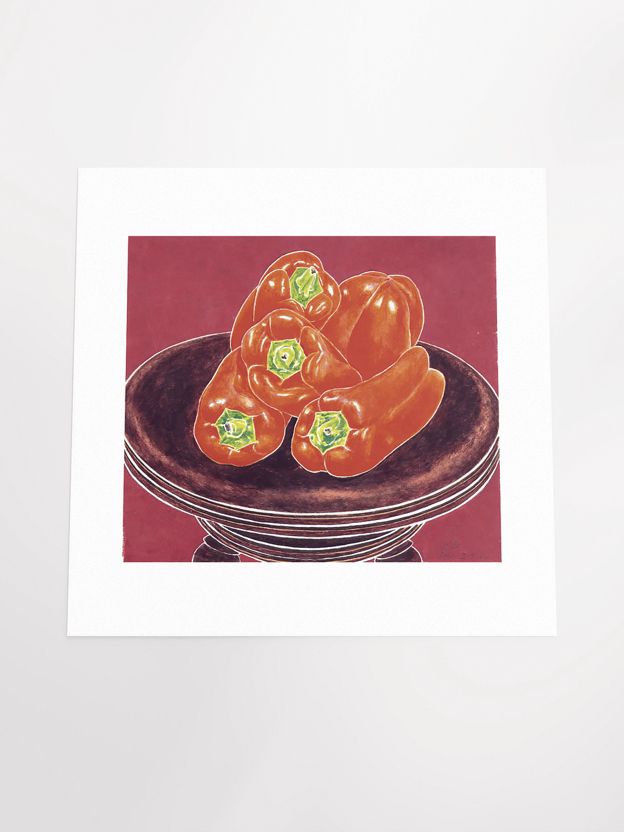 Red Peppers Piano Stool 03.09.86 Print product image (5)