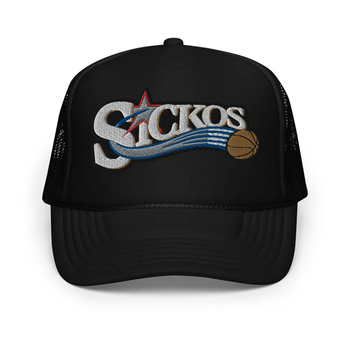 Black Sickos Foam Trucker Hat product image (1)