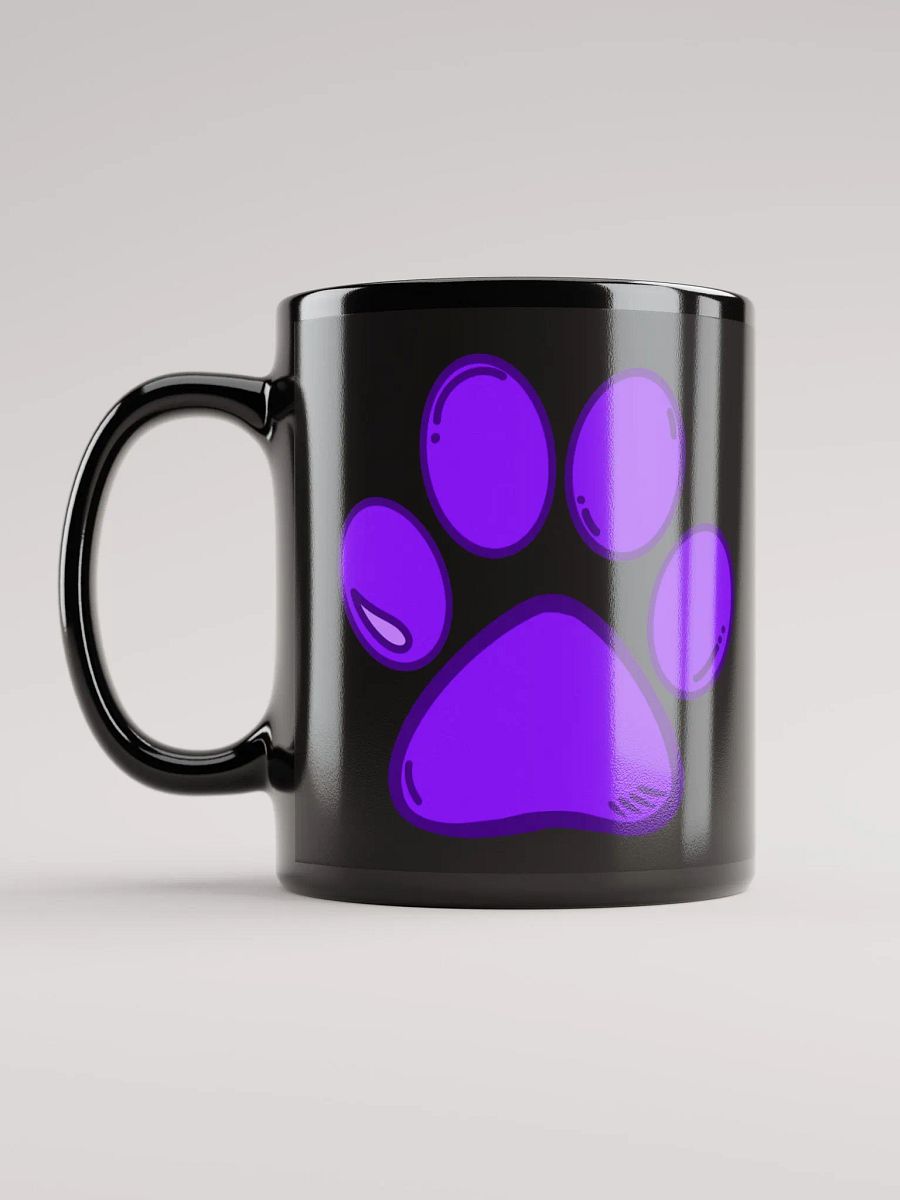 Black Purple Paw Mug product image (11)
