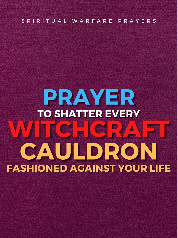 Prayer Against Witchcraft Cauldron product image (1)