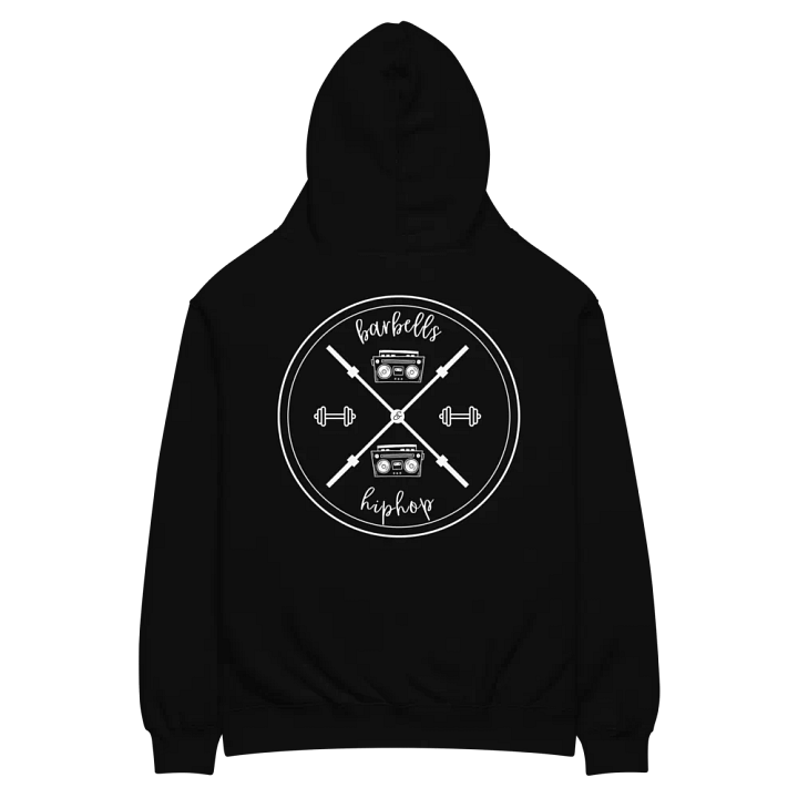 Barbells & Hip Hop X Emblem Unisex Hoodie product image (2)