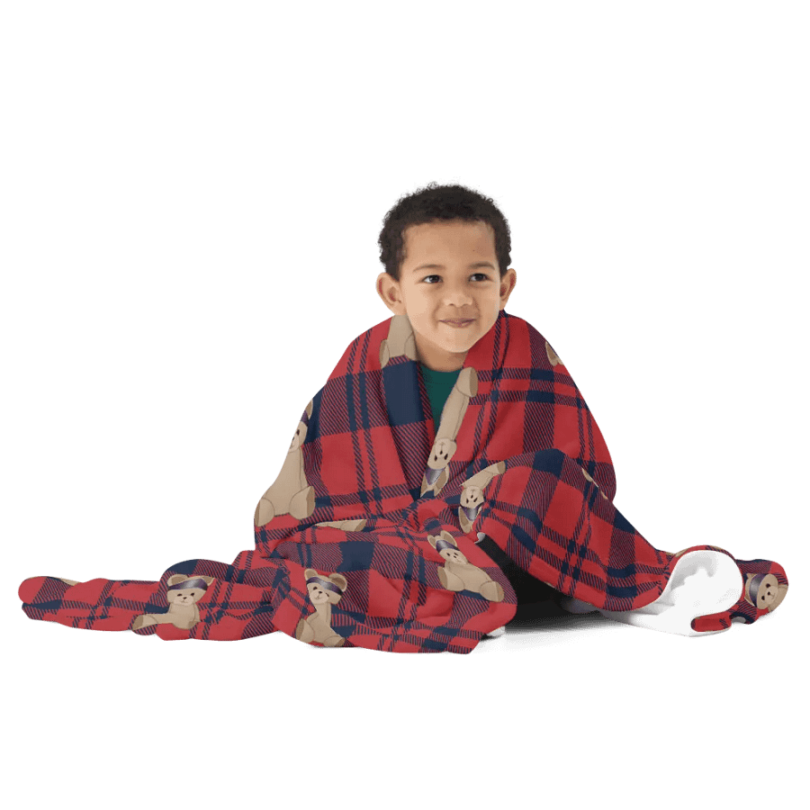Plaid Bear Blanket product image (12)