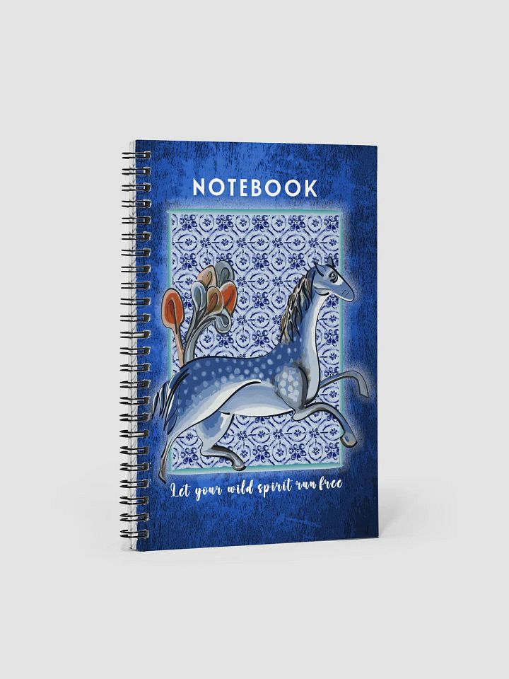 Cuaderno de diseño medieval con caballo: product image (1)