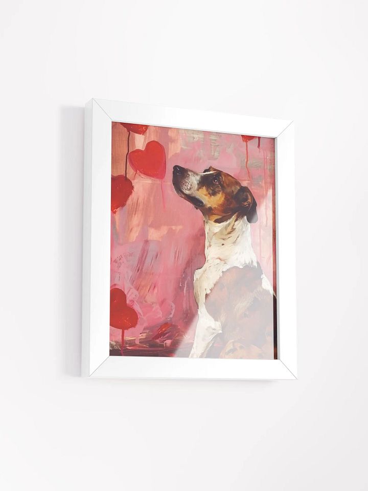Romantic Pooch Love Framed Poster product image (2)