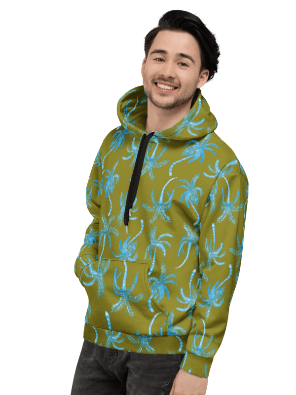 Neon Palmtree | Recycled Unisex Hoodie product image (4)