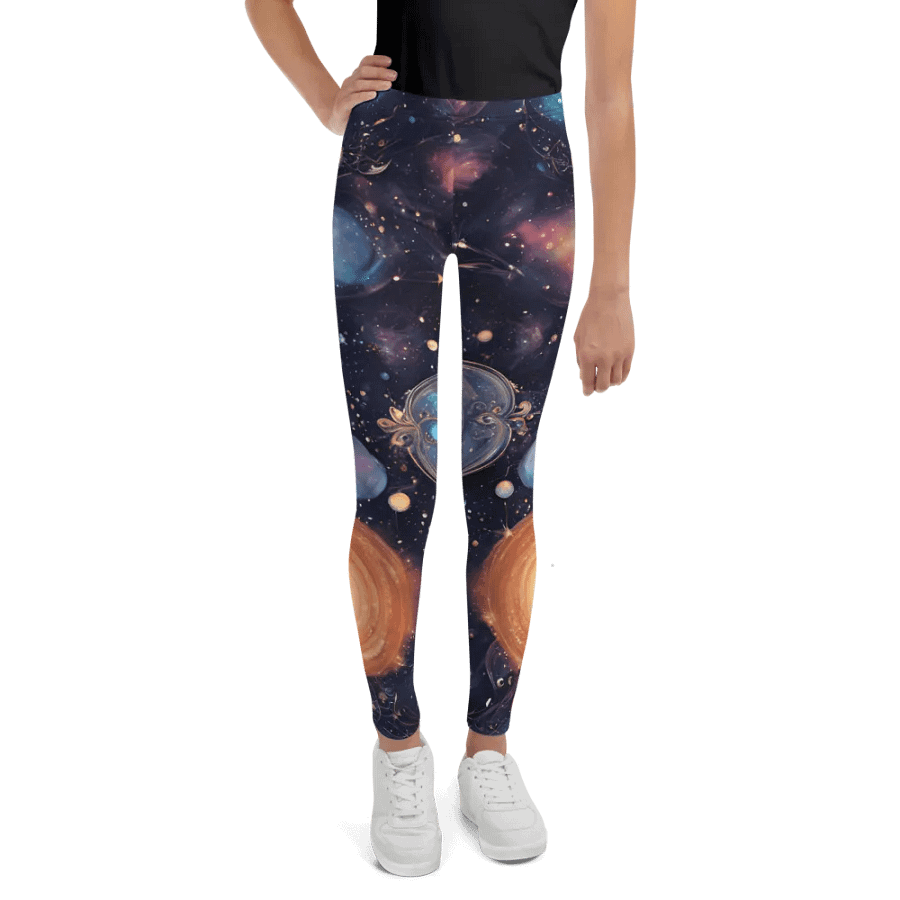 Cosmic Dreams Youth Leggings product image (1)