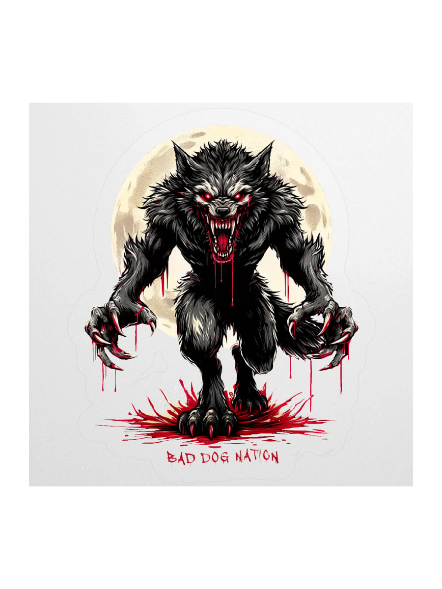 Werewolf K9 Sticker product image (1)