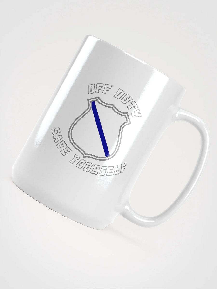 "Off Duty, Save Yourself" Police Coffee Cup product image (4)