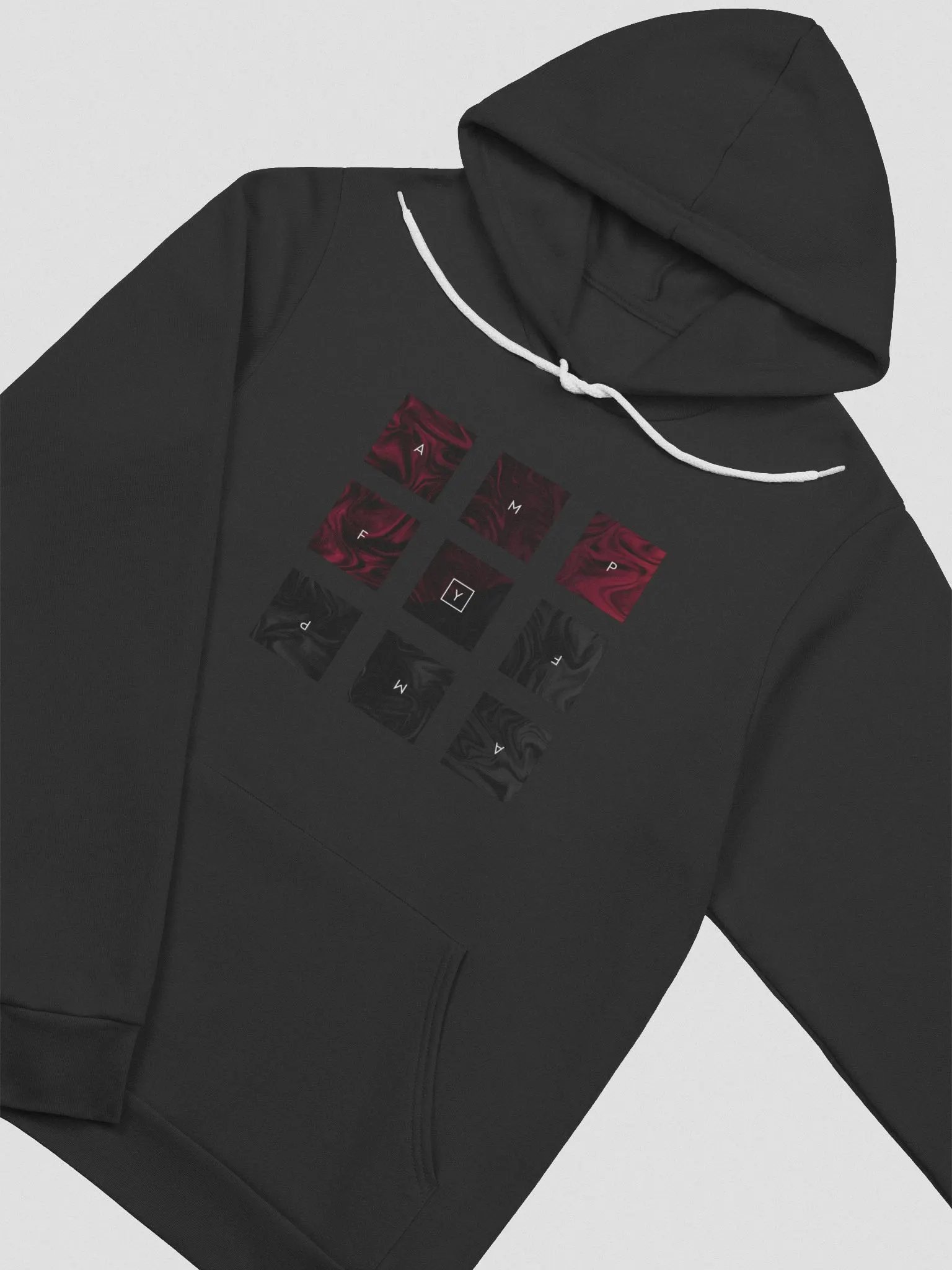 [ampfy Marble Print] Bella+Canvas Supersoft Hoodie product image (5)