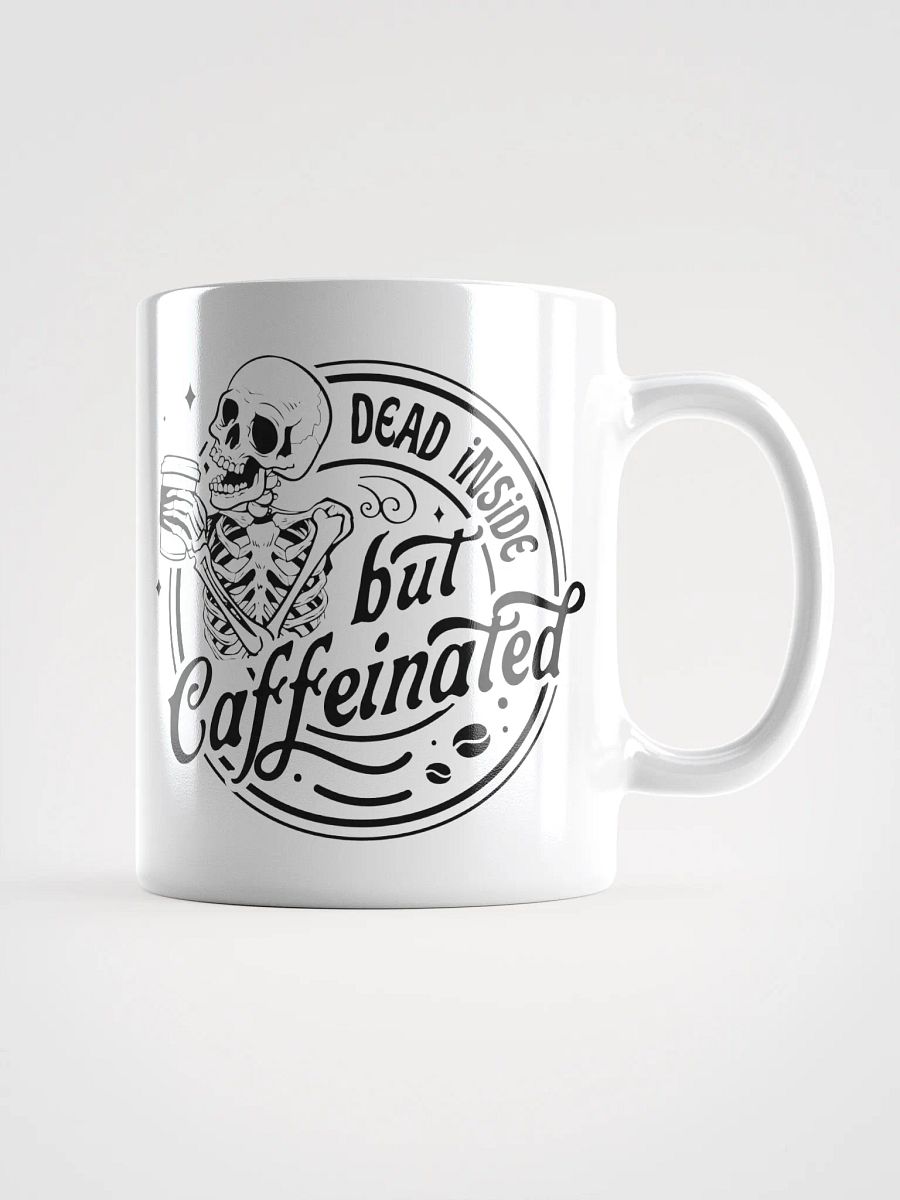 Caffeinated Skeleton White Mug product image (1)
