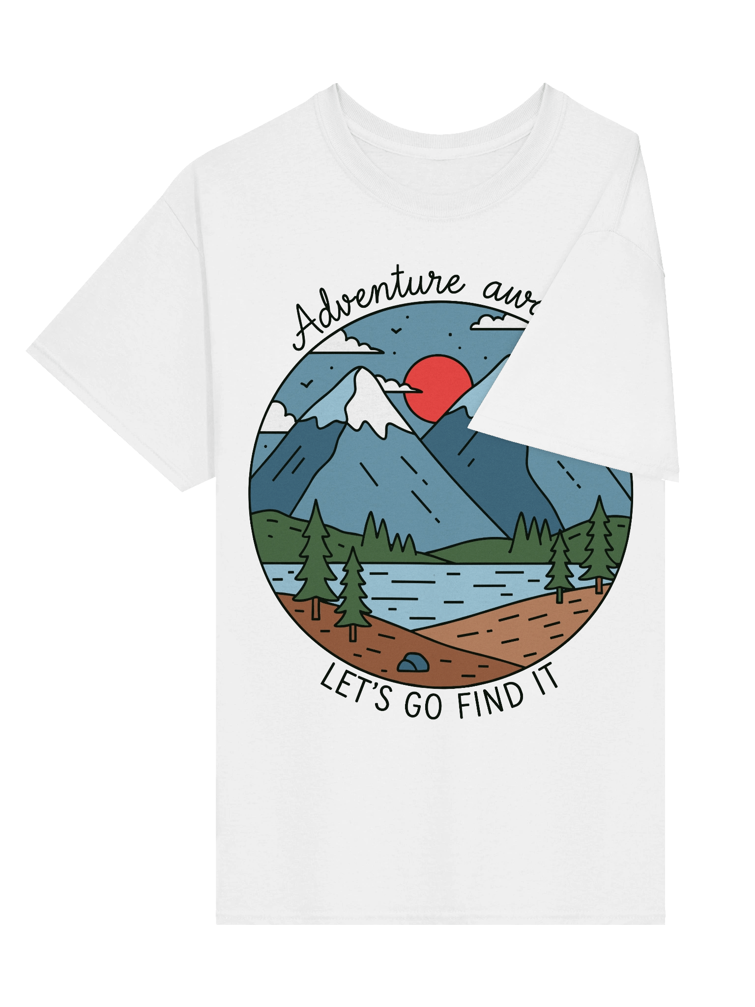 Adventure Awaits, Let's Go Find It - Tee product image (2)