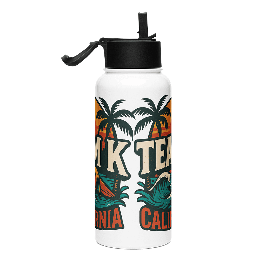 TEAM K CALIFORNIA Stainless Steel Water Bottle with a Straw Lid product image (4)