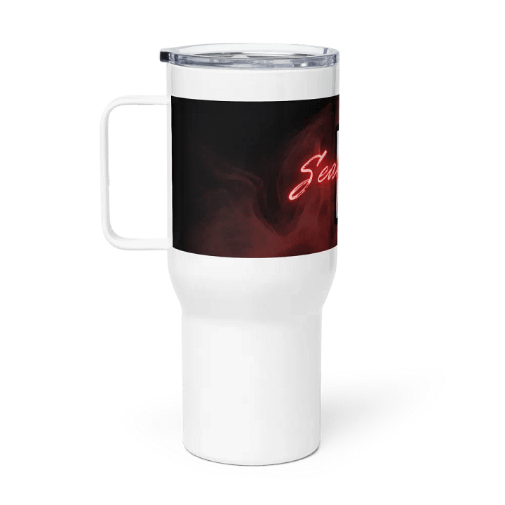 Travel Mug with Handle and Lid - 
