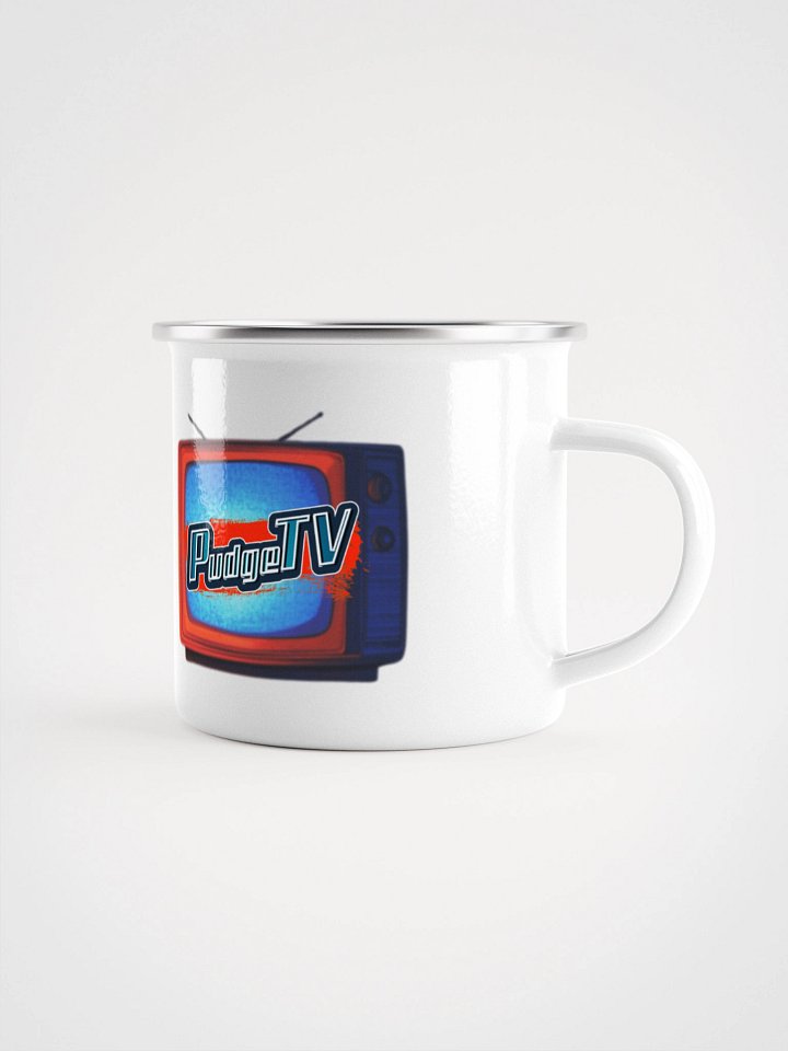 Retro Pudge TV Enamel Mug product image (1)