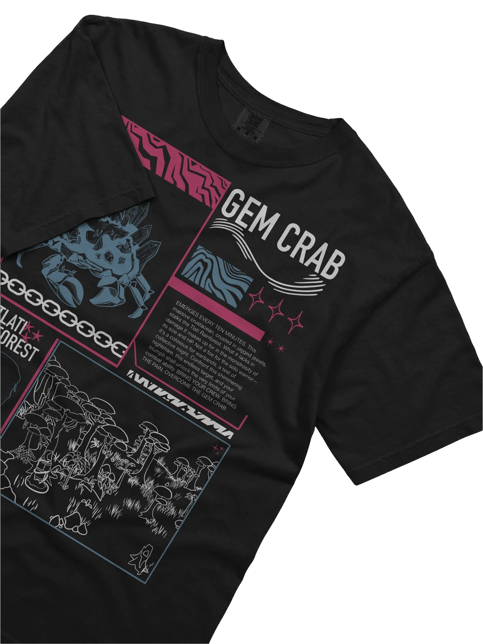 Gem Crab Tee - front graphic product image (5)