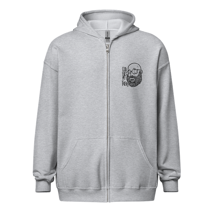 "God bless, my friend" Zip-Up Hoodie product image (1)