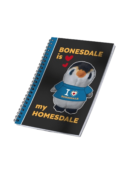 “Bonesdale Is My Homesdale” Notebook product image (3)