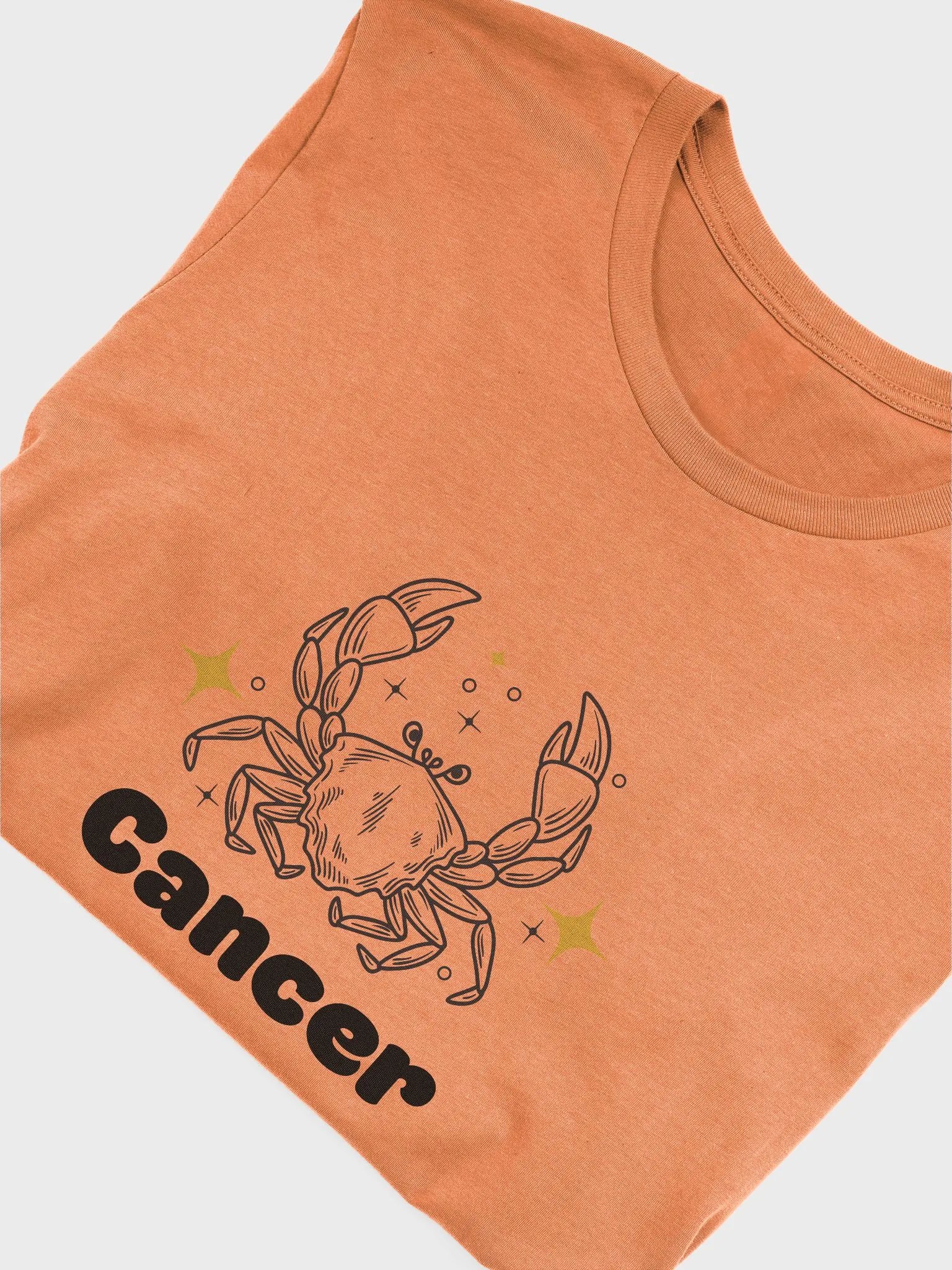Cancer Crab T-shirt - Black Writing product image (3)
