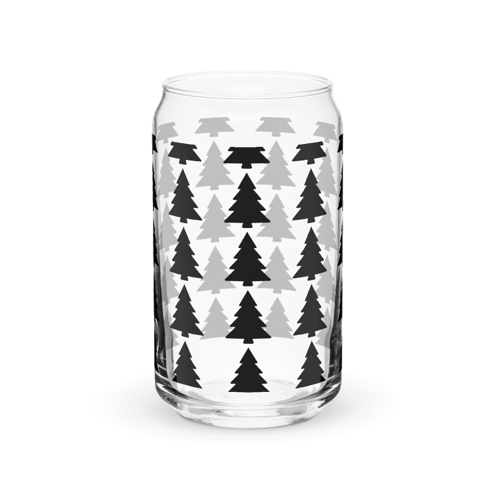 Festive Tree Pattern Can-Shaped Glass product image (2)
