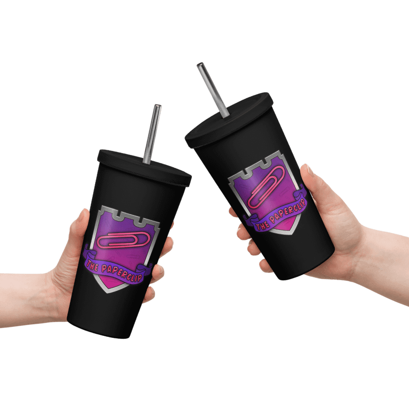 The Paperclip - Tumbler w/ Straw product image (3)