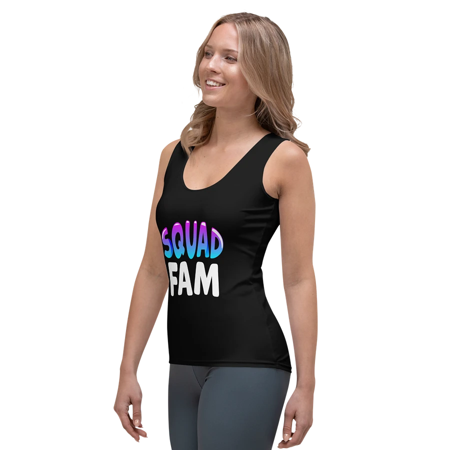 SQUAD FAM WOMEN'S FITTED TANK TOP product image (3)