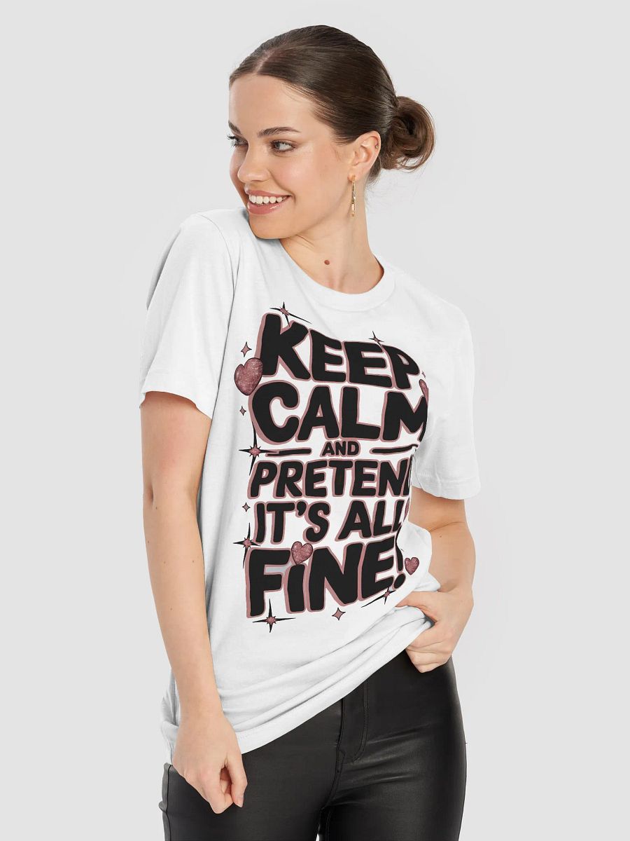 Keep Calm and pretend it's all fine! T-Shirt product image (8)